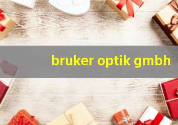 bruker optik gmbh